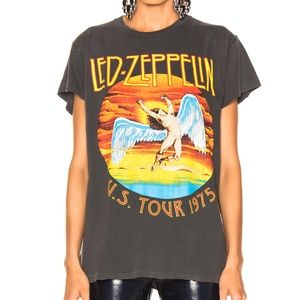 MADEWORN Led Zeppelin 1975 US Tour Tee Unisex XS